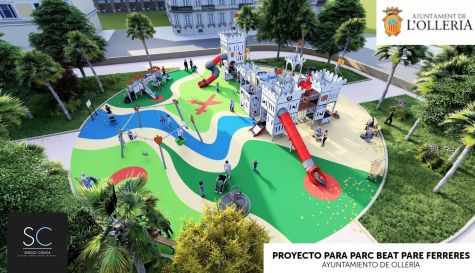 Proposta de render del parc infantil./ Ajuntament L'Olleria Proposta de render del parc infantil./ Ajuntament L'Olleria