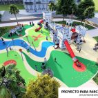 Proposta de render del parc infantil./ Ajuntament L'Olleria