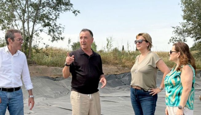 Visita als treballs realitzats a Riba-roja de Túria.