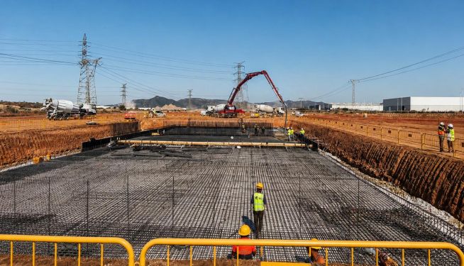 El avance de la depuradora que abastecerá cinco municipios del Camp de Morvedre, campos agrícolas y proyectos industriales. El avance de la depuradora que abastecerá cinco municipios del Camp de Morvedre, campos agrícolas y proyectos industriales.