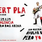 Cartel oficial del concierto de Albert Pla en el Auditorio Roig Arena, programado para el 29 de enero. / Roig Arena