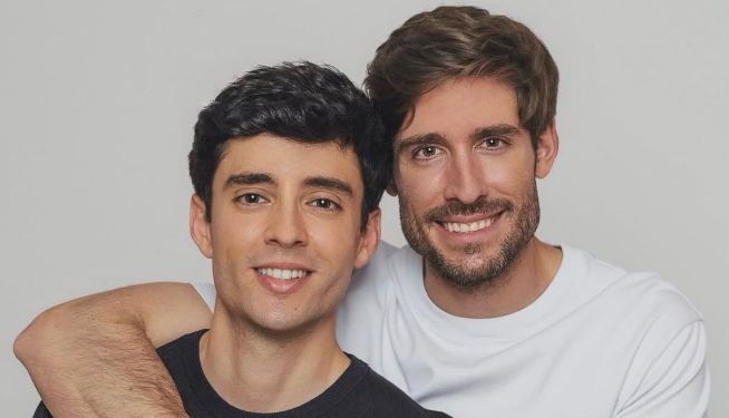 Juan Carlos Caballero y su marido. Juan Carlos Caballero y su marido.
