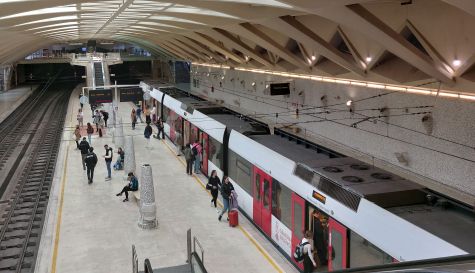 Imagen de la estación de Alameda, que asumirá un papel central en la red de Metrovalencia durante el cierre de las estaciones de Aragó, Amistat, Ayora y Marítim.