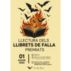 Cartell anunciador de l'acte de Llectura dels Llibrets de Falla premiats, organisat per Lo Rat Penat per al pròxim 1 de juliol en el Saló Constantí Llombart. / EPDA