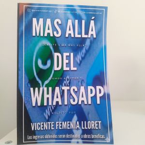 Portada del libro 'Más allá del WhatsApp', cuyos beneficios de venta serán destinados a proyectos humanitarios en Venezuela.