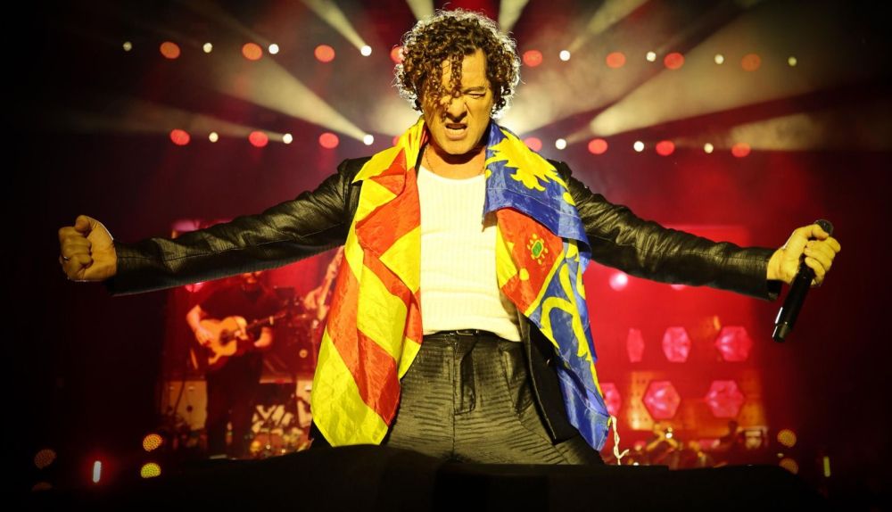 El cantante David Bisbal, durante su actuación en el festival BIGSOUND, celebrado este fin de semana en Torrent.
