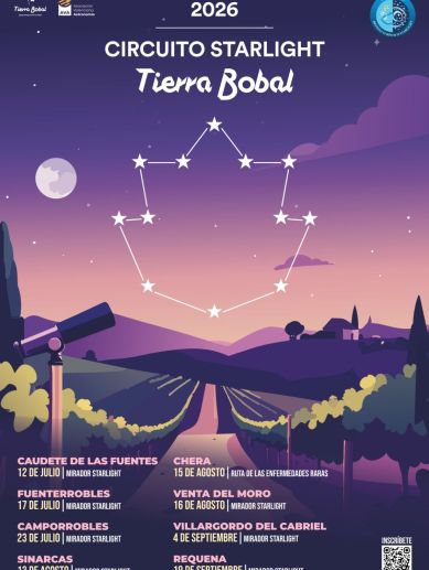 Cartel de la nueva edición Circuito Starlight Tierra Bobal 2026