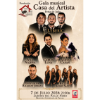 Cartel de la Gala Musical de la Casa del Artista, que se celebrará el 7 de julio en los Jardins del Palau Nord. / EPDA