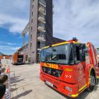 Imagen de archivo de efectivos y vehículos del Servicio de Prevención, Extinción de Incendios y Salvamento (SPEIS) de Alicante.