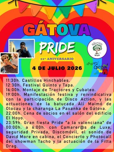 Programa del Orgullo Rural de Gátova 2026.