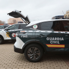 Imagen de archivo de vehículos patrulla de la Guardia Civil. / EFE /JMGarcia/ Archivo