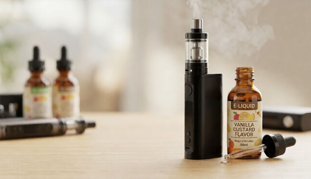 A diferencia del cigarrillo de tabaco convencional, un cigarrillo electrónico no quema tabaco, sino que vaporiza el e-liquid introducido mediante calentamiento térmico. A diferencia del cigarrillo de tabaco convencional, un cigarrillo electrónico no quema tabaco, sino que vaporiza el e-liquid introducido mediante calentamiento térmico.