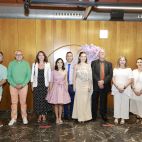Les noves Falles Majors de Paiporta amb els representants institucionals.