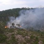 Imágenes de archivo de un incendio forestal. / GVA