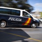 Imagen de archivo de un vehículo policial. Imagen de archivo de un vehículo policial.