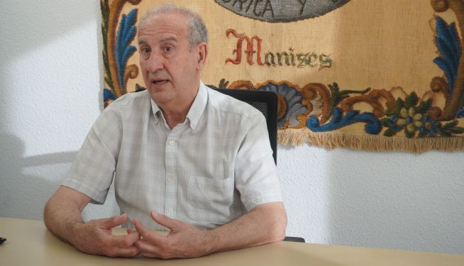 Jesús Borràs durant un moment de l'entrevista concedida a El Periódico de Aquí.