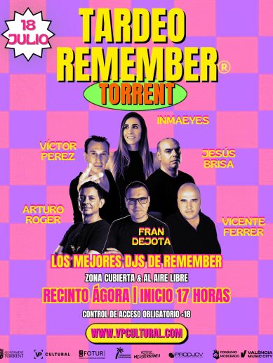Cartel del 'Tardeo Remember' en Torrent. Cartel del 'Tardeo Remember' en Torrent.