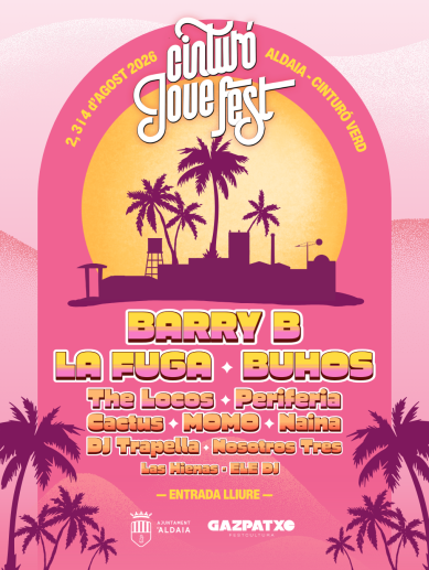 Cartel del Cinturó Jove Fest 2026. Cartel del Cinturó Jove Fest 2026.