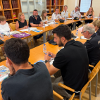 Reunión de la Junta Local de Seguridad celebrada en la Casa Abadía de Benicàssim, con representantes de Guardia Civil, Policía Local, Policía Nacional y el Ayuntamiento. Reunión de la Junta Local de Seguridad celebrada en la Casa Abadía de Benicàssim, con representantes de Guardia Civil, Policía Local, Policía Nacional y el Ayuntamiento.