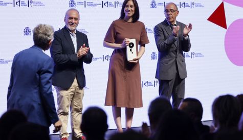 La ministra Diana Morant, durante el acto de entrega de las acreditaciones Severo Ochoa y María de Maeztu. / EFE-Ana Escobar La ministra Diana Morant, durante el acto de entrega de las acreditaciones Severo Ochoa y María de Maeztu. / EFE-Ana Escobar