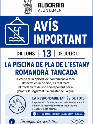 Comunicado del Ayuntamiento de Alboraya. Comunicado del Ayuntamiento de Alboraya.