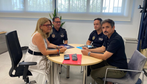 Reunión entre representantes de Vila real y Almassora para coordinar el refuerzo de la seguridad en el puente de Santa Quitèria.