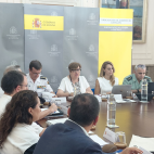 Reunión de la Junta Provincial de Seguridad, celebrada este martes en la Subdelegación del Gobierno en Castellón.