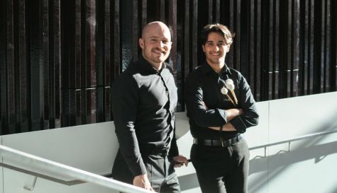 Ferran Mechó i Lorenz Gerl presenten l’espectacle de percussió comteporània. / epda