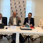El comisionado del Corredor Mediterráneo se reúne con el sector empresarial del Camp de Morvedre.