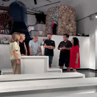 Visita a las instalaciones del Museo del Yeso de Soneja tras la renovación del convenio. Visita a las instalaciones del Museo del Yeso de Soneja tras la renovación del convenio.