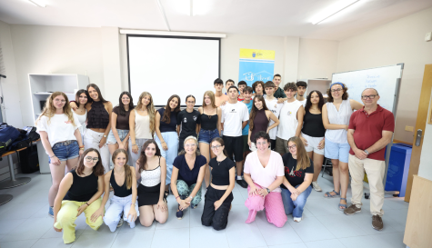 Los alumnos del curso de monitor de tiempo libre, en las instalaciones del Casal Jove de Burriana.