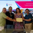 Signatura del conveni de col·laboració entre l'Ajuntament de Pinet i INCLIVA./ EPDA Signatura del conveni de col·laboració entre l'Ajuntament de Pinet i INCLIVA./ EPDA