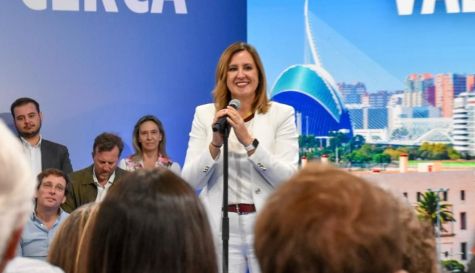 La alcaldesa de València, María José Catalá, en el acto de proclamación de candidatos municipales del PP. Imagen del partido. EFE/PP La alcaldesa de València, María José Catalá, en el acto de proclamación de candidatos municipales del PP. Imagen del partido. EFE/PP