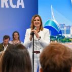La alcaldesa de València, María José Catalá, en el acto de proclamación de candidatos municipales del PP. Imagen del partido. EFE/PP La alcaldesa de València, María José Catalá, en el acto de proclamación de candidatos municipales del PP. Imagen del partido. EFE/PP