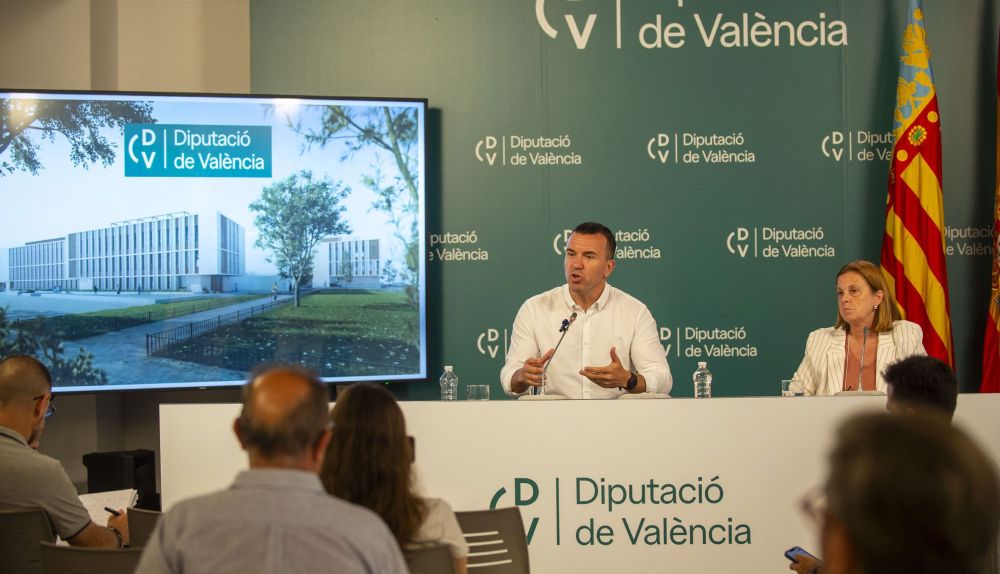 El presidente de la Diputació de València, Vicent Mompó, durante la presentación del futuro Complejo Administrativo de Jesús. / Diputació de València El presidente de la Diputació de València, Vicent Mompó, durante la presentación del futuro Complejo Administrativo de Jesús. / Diputació de València