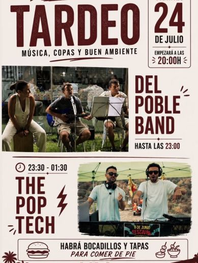 Cartel anunciador del tardeo prefiestas en Casinos. Cartel anunciador del tardeo prefiestas en Casinos.