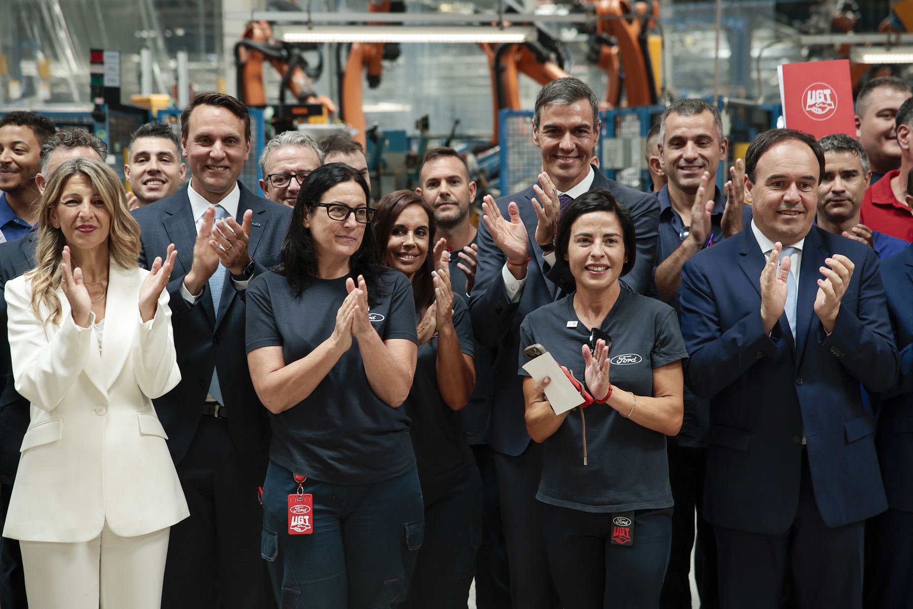Gobierno y Generalitat celebran el acuerdo entre Ford y Geely en Almussafes