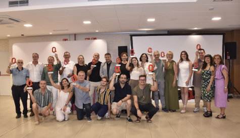 Foto de familia tras la VII edición de los premios Palancia   Mijares de El Periódico de Aquí.  EPDA