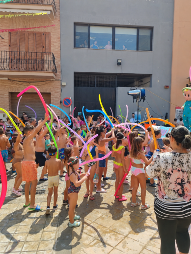 Activitats acuàtiques per a xiquets a les Festes de l'any passat.