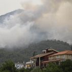 Vista general en Onda, uno de los municipios afectados por el incendio declarado el pasado sábado en la Vall d'Uixó.