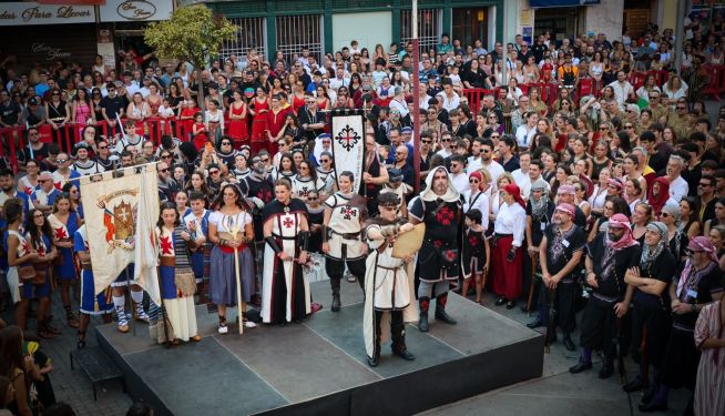 Un moment de la representació cristiana.