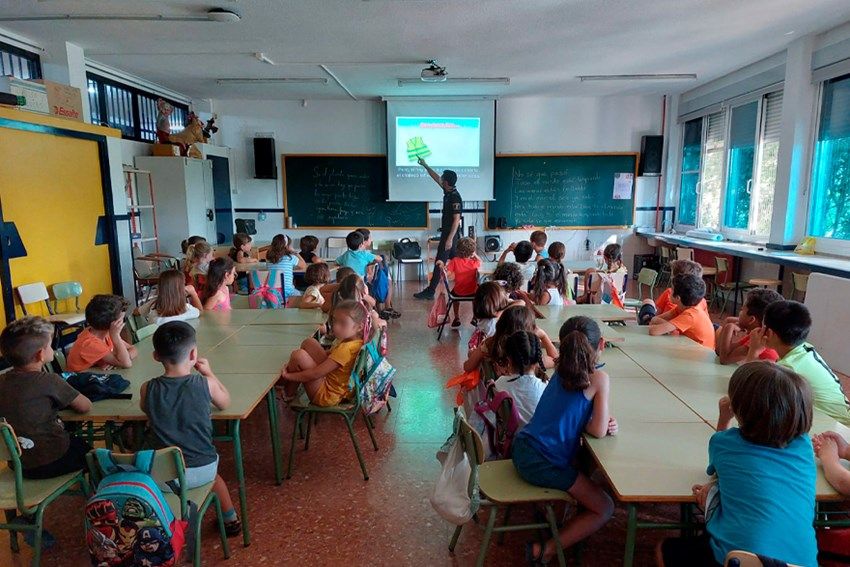 Una aula de Sagunt.