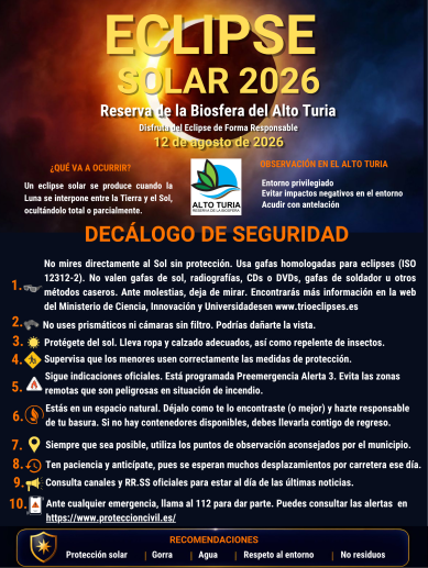 Campaña del Alto Turia para el eclipse solar. Campaña del Alto Turia para el eclipse solar.
