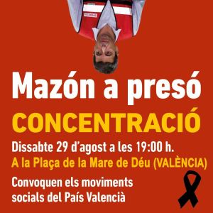 Imagen de la nueva concentración de protesta facilitada por las entidades organizadoras. Imagen de la nueva concentración de protesta facilitada por las entidades organizadoras.