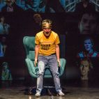 Un momento durante la representación de 'Hamlet, una versión recontralibre'.