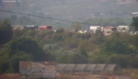 Retenciones en la A 23 a la altura de Segorbe tras el vuelco de un camión que obligó a cortar la autovía en dirección a Teruel. / DGT