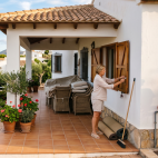 Reapertura de una vivienda vacacional en la Comunitat Valenciana.