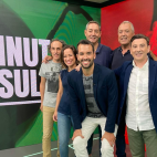 L'equip de 'Minut i Resultat', a punt per a la nova temporada del programa esportiu d'À Punt.