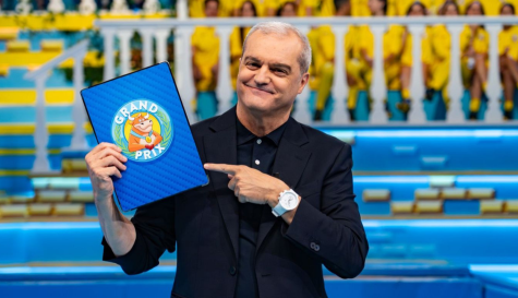 Ramón García en el Grand Prix, el programa más visto de la noche del lunes.