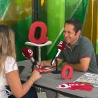 Entrevista a José Luis Gijón, president de la Mancomunitat Costera Canal i alcalde de Cerdà, en la Fira d'Agost./ EPDA